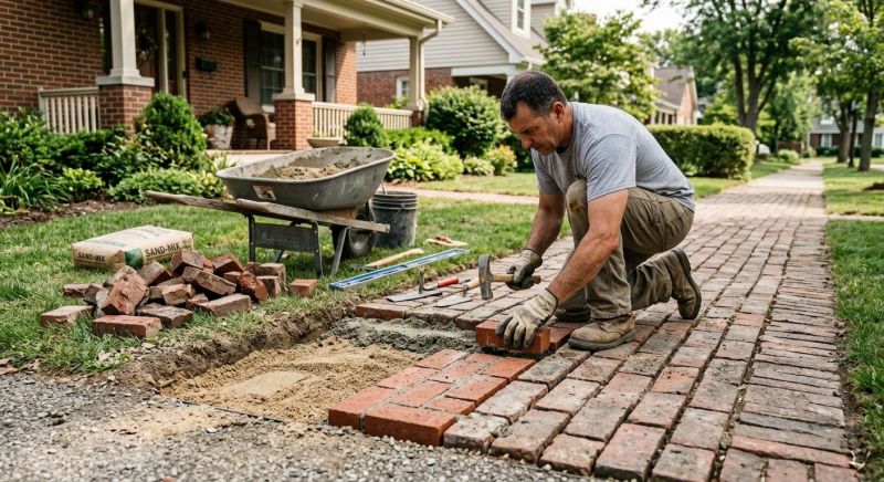 Brick Flatwork Repair in Pompano Beach, FL