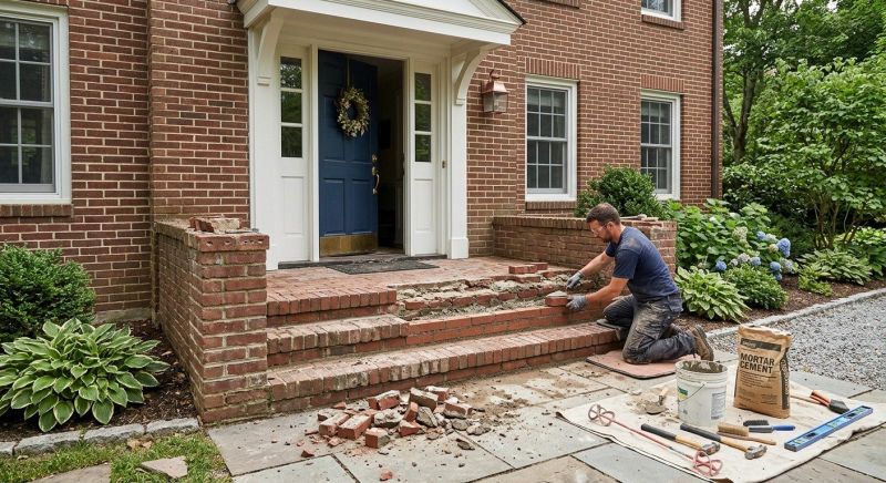 Brick Stoop Repair in Fort Lauderdale, FL