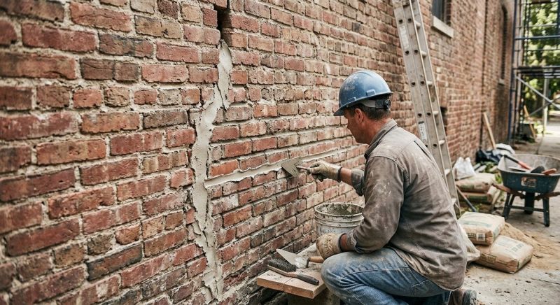 Brick Wall Repair in Delray Beach, FL