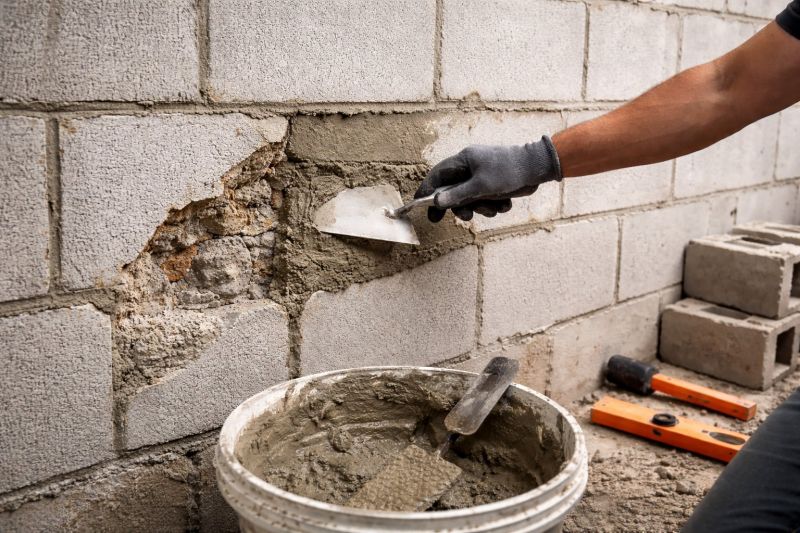 Cinder Block Wall Repair in Hollywood, FL