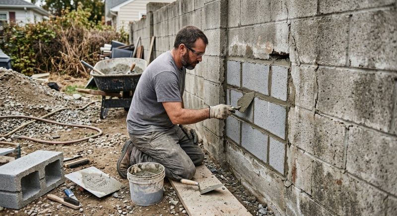 Cinder Block Wall Repair in Fort Lauderdale, FL