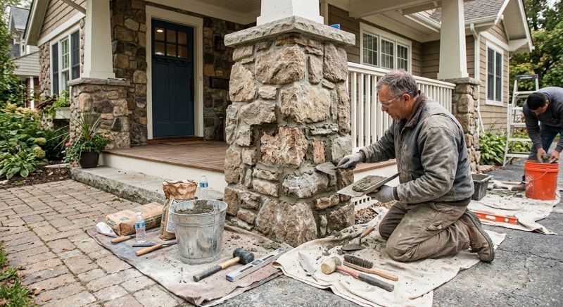 Stone Column Repair in Fort Lauderdale, FL