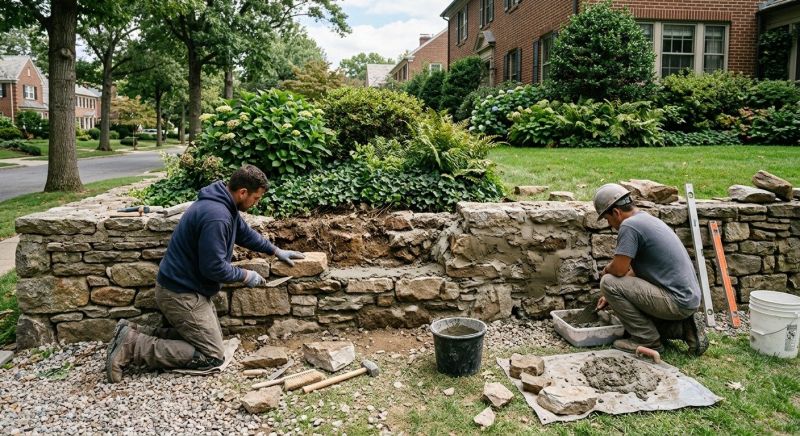 Stone Wall Repair in Hialeah, FL